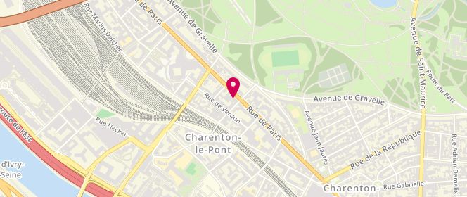 Plan de Le Fournil A.N.D.D, 125 Rue Paris, 94220 Charenton-le-Pont