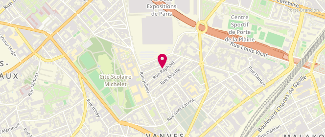 Plan de Nawel, 37 Rue Raphael, 92170 Vanves
