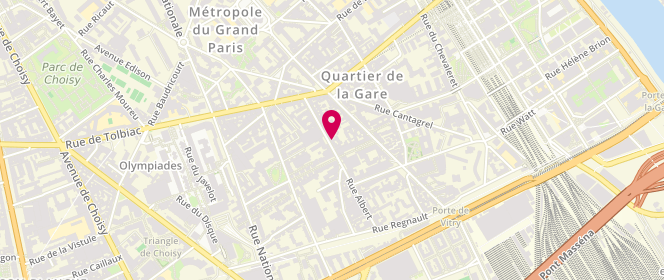 Plan de Maison Michel, 62 Rue Albert, 75013 Paris