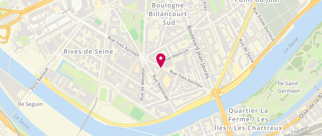Plan de Le Moulin de Marius, 37 Rue Yves Kermen, 92100 Boulogne-Billancourt