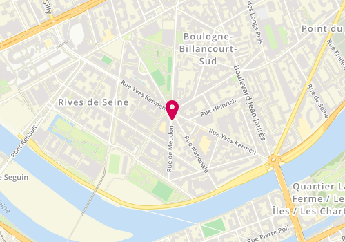 Plan de Thierry Meunier, 8 Place Jules Guesde, 92100 Boulogne-Billancourt
