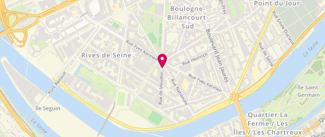Plan de Thierry Meunier, 8 Place Jules Guesde, 92100 Boulogne-Billancourt