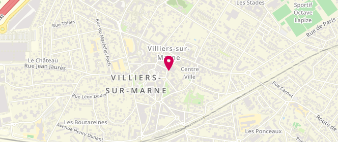 Plan de Boulangerie du Centre, 58 Rue du Général de Gaulle, 94350 Villiers-sur-Marne