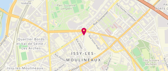 Plan de Carrefour City, 2 avenue de la République, 92130 Issy-les-Moulineaux