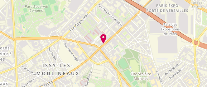 Plan de De Neuville, 42 Rue Ernest Renan, 92130 Issy-les-Moulineaux