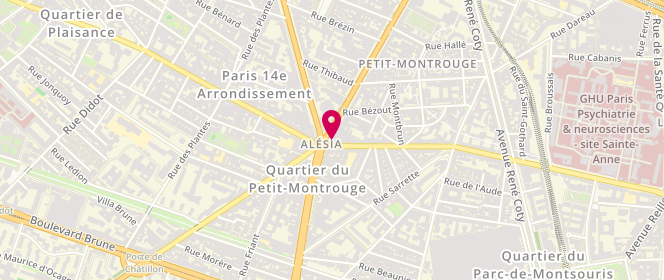 Plan de Dominique Saibron, 77 Avenue General Leclerc, 75014 Paris