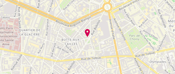 Plan de Lorette, 2 Rue de la Butte Aux Cailles, 75013 Paris