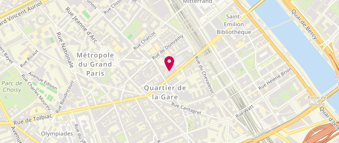 Plan de La Marguerite, 28 Rue de Tolbiac, 75013 Paris