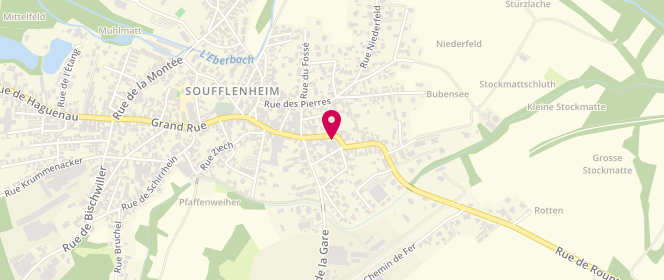 Plan de Boulangerie François, 8 Rue de Rountzenheim, 67620 Soufflenheim