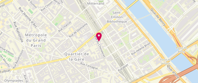 Plan de Berthe, 56 Rue du Chevaleret, 75013 Paris
