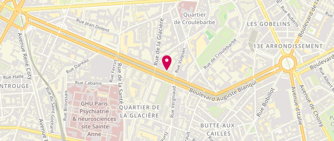 Plan de L'Atelier des Saveurs, 92 Boulevard Auguste Blanqui, 75013 Paris