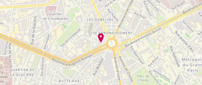 Plan de Chez Meunier, 10 Place d'Italie, 75013 Paris
