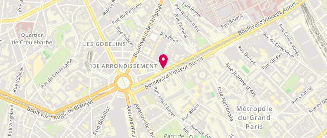Plan de Boulangerie de la Place, 162 Boulevard Vincent Auriol, 75013 Paris