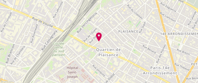 Plan de Maison Benelli, 121 Rue Raymond Losserand, 75014 Paris