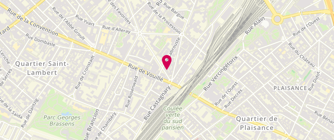 Plan de Le Grenier à Pain, 33 Rue Saint-Amand, 75015 Paris