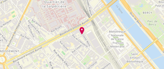 Plan de Fournil Chambelland, 37 Rue Louise Weiss, 75013 Paris