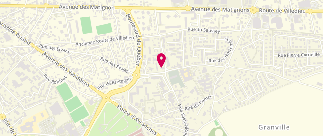 Plan de Boulangerie St Nicolas, 877 Rue des Écoles, 50400 Granville