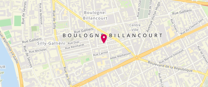 Plan de D'Un passage à l'Autre BIO Paul Bert, 29 Rue Paul Bert, 92100 Boulogne-Billancourt