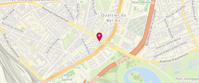 Plan de Boulangerie Vandermeersch, 278 avenue Daumesnil, 75012 Paris