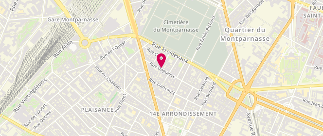 Plan de Pains et Festins, 82 Rue Daguerre, 75014 Paris