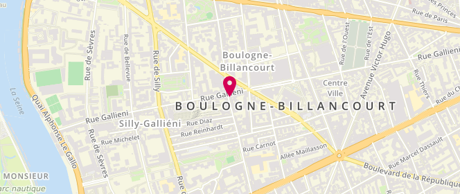Plan de Boulangerie ZerZour, 127 Rue de Billancourt, 92100 Boulogne-Billancourt