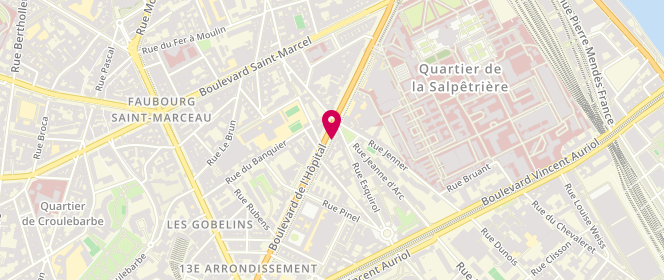Plan de La Bonne Fournée, 113 Bis Boulevard de l'Hôpital, 75013 Paris