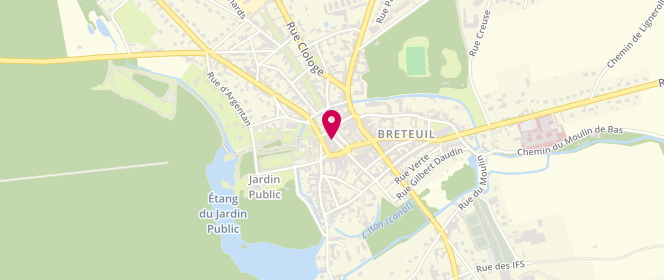 Plan de Boulangerie de la Poste, 80 place Pillon de Buhorel, 27160 Breteuil