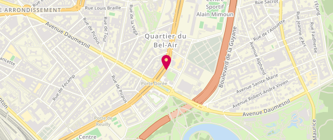 Plan de Les Saveurs du Pain, 4 Boulevard Soult, 75012 Paris