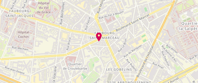 Plan de Boulangerie Cyrico, 5 Boulevard Arago, 75013 Paris