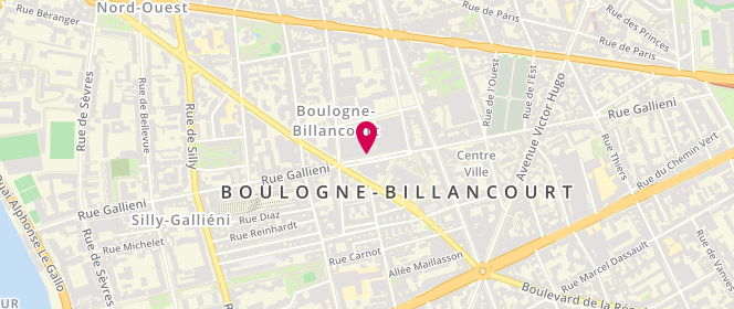 Plan de La Fromentine, 20 Rue de Silly, 92100 Boulogne-Billancourt