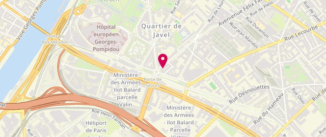 Plan de Boulangerie Mozart, 147 avenue Félix Faure, 75015 Paris