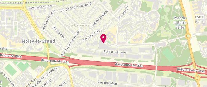 Plan de Le Chardon Bleu, 37 Boulevard du Champy-Richardets, 93160 Noisy-le-Grand