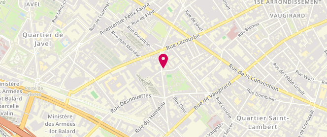 Plan de Boulangerie Toujen, 197 Rue de la Croix Nivert, 75015 Paris