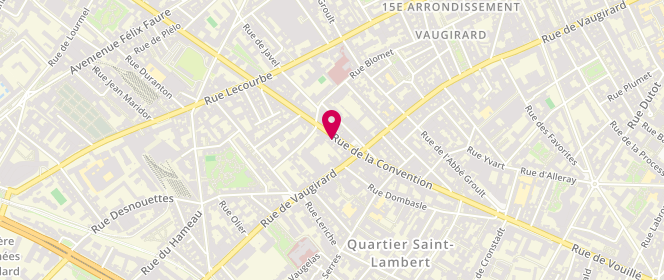 Plan de Boulangerie La, 188 Rue Convention, 75015 Paris