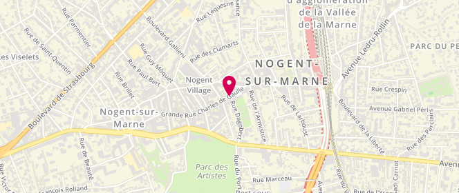 Plan de Le Fournil de Nogent, 2 Rue du Roi Dagobert, 94130 Nogent-sur-Marne