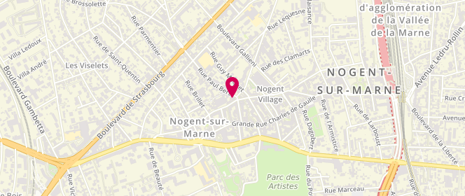 Plan de Maison Roudil, 13 Rue Paul Bert, 94130 Nogent-sur-Marne