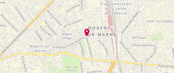 Plan de Breads Paradise Nogent, 158 grande Rue Charles de Gaulle, 94130 Nogent-sur-Marne