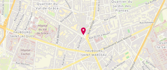Plan de Saines Saveurs, 2 Rue de Bazeilles, 75005 Paris