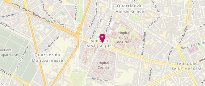 Plan de La Prestigieuse, 84 Boulevard de Port-Royal, 75005 Paris