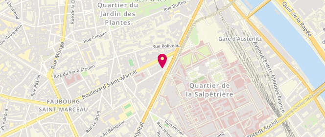 Plan de Berthe, 6 Rue des Wallons, 75013 Paris