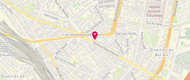 Plan de Boulangerie LEROY MONTI, 203 avenue Daumesnil, 75012 Paris