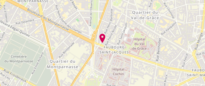 Plan de Boulangerie pâtisserie le temps d'Une gourmandise, 94 Boulevard de Port-Royal, 75005 Paris