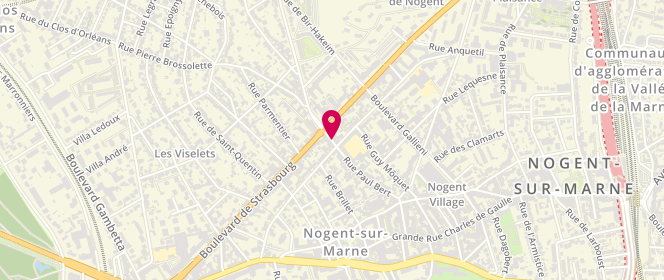 Plan de Boulangerie Pâtisserie TB, 50 Rue Paul Bert, 94130 Nogent-sur-Marne