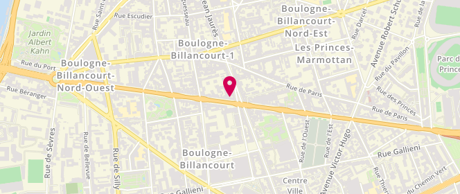 Plan de Le Grenier à Pain, 68 Boulevard Jean Jaurès, 92100 Boulogne-Billancourt