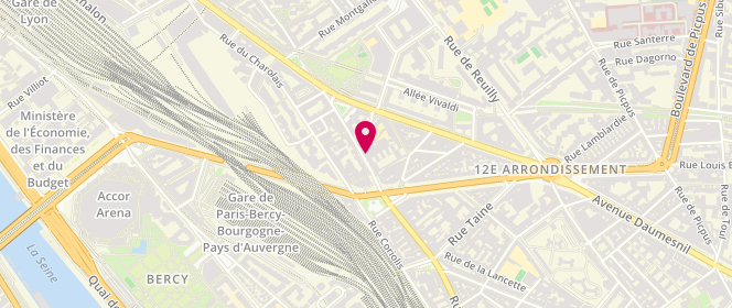 Plan de Boulangerie Caroline, 195 Rue de Charenton, 75012 Paris
