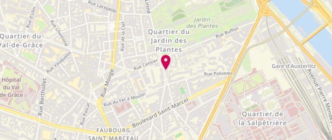 Plan de La Boulangerie Saint-Hilaire, 28 Rue Geoffroy-Saint-Hilaire, 75005 Paris