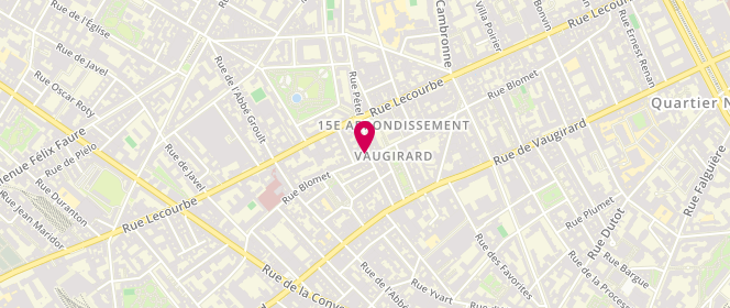 Plan de Maison Kevest, 108 Rue Blomet, 75015 Paris