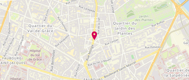 Plan de BEAUDET Bruno, 99 Rue Monge, 75005 Paris