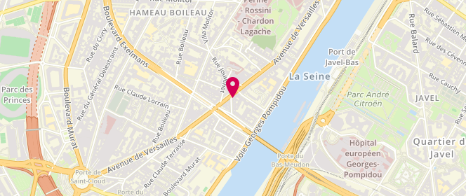 Plan de Boulangerie Soleilhet, 163 avenue de Versailles, 75016 Paris