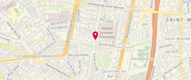 Plan de Celina, 6 avenue Du Dr Arnold Netter, 75012 Paris